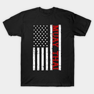 Muay Thai USA flag T-Shirt